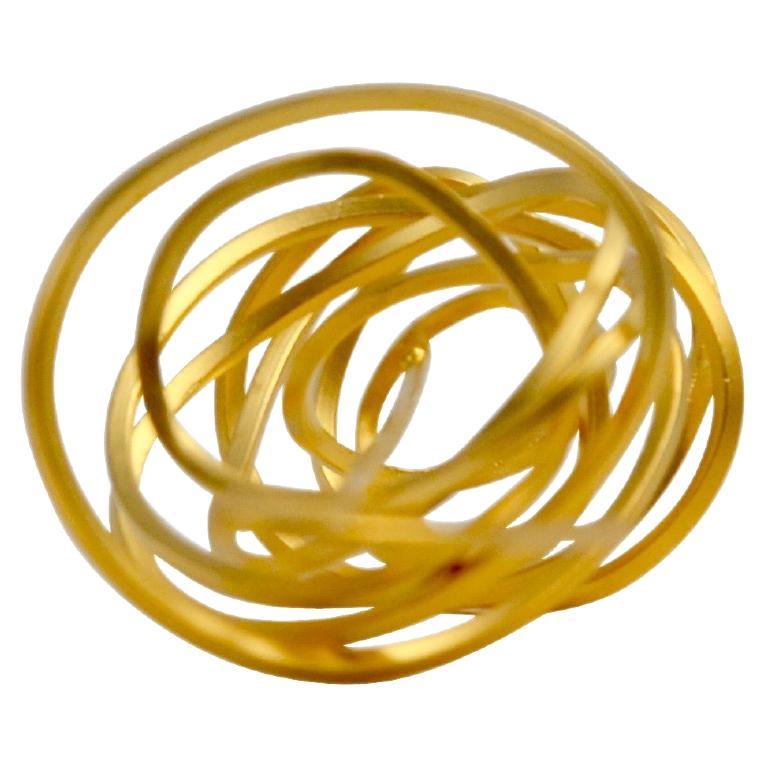 Contemporary 18 karat Gold Pendant For Sale