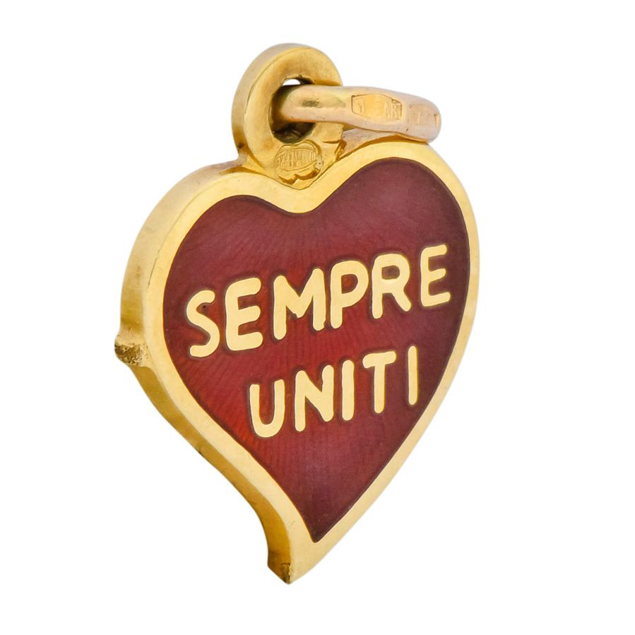 divisi ma sempre uniti pendant gold