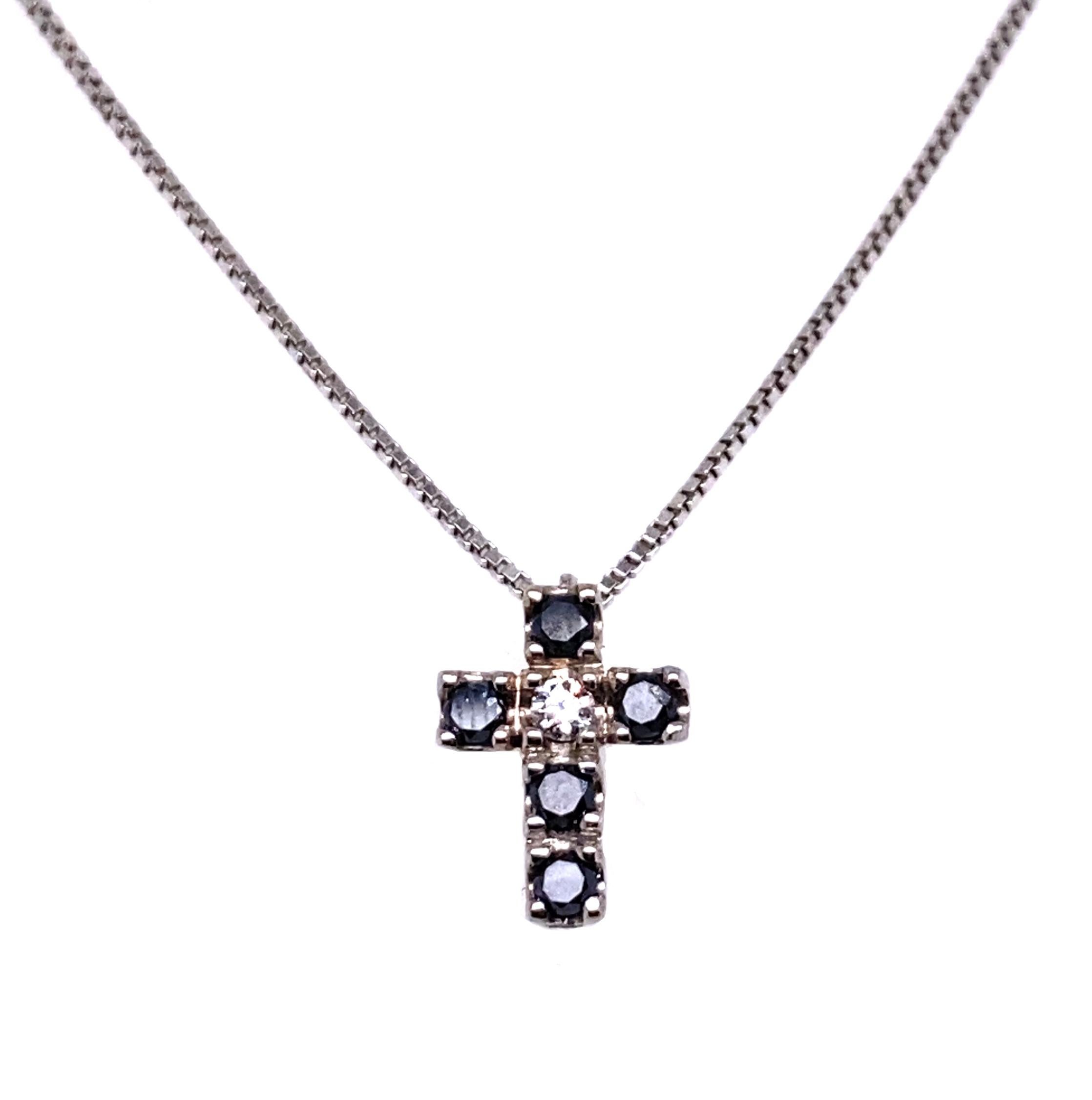 unisilver cross necklace