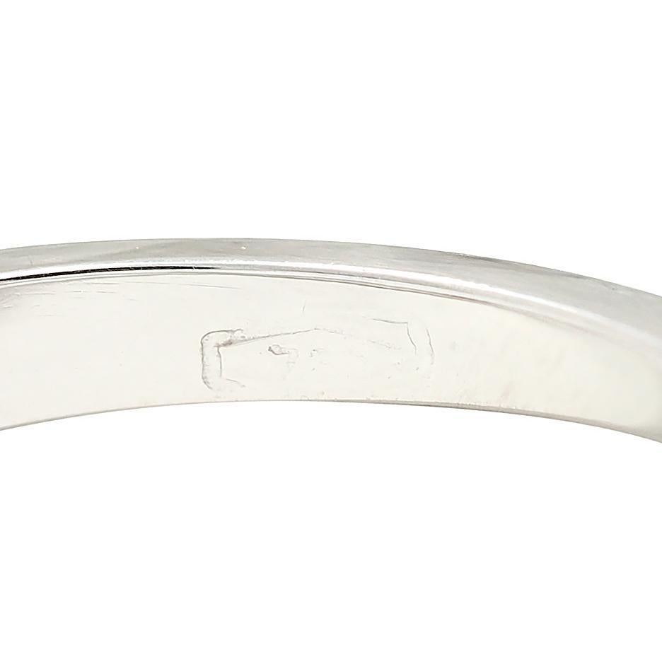 Zeitgenössischer 1,80 CTW Rubin-Diamant 18 Karat Weißgold Halo-Ring GIA im Angebot 2