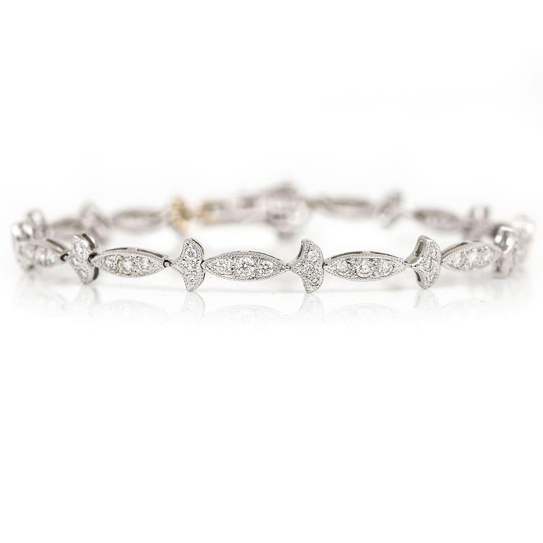 contemporary diamond bracelets