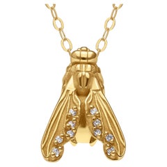 Collana contemporanea con diamanti in oro giallo 18 carati