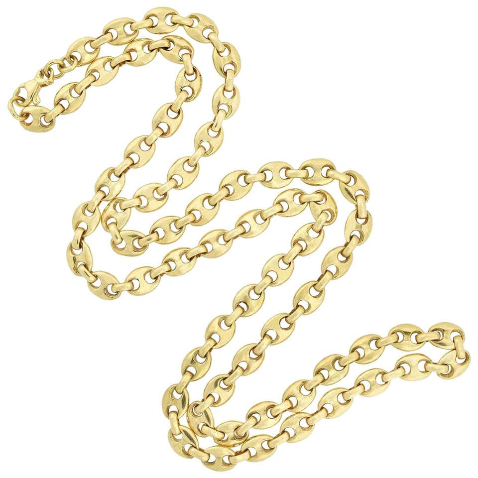 Anchor Link Chain - 16 For Sale on 1stDibs