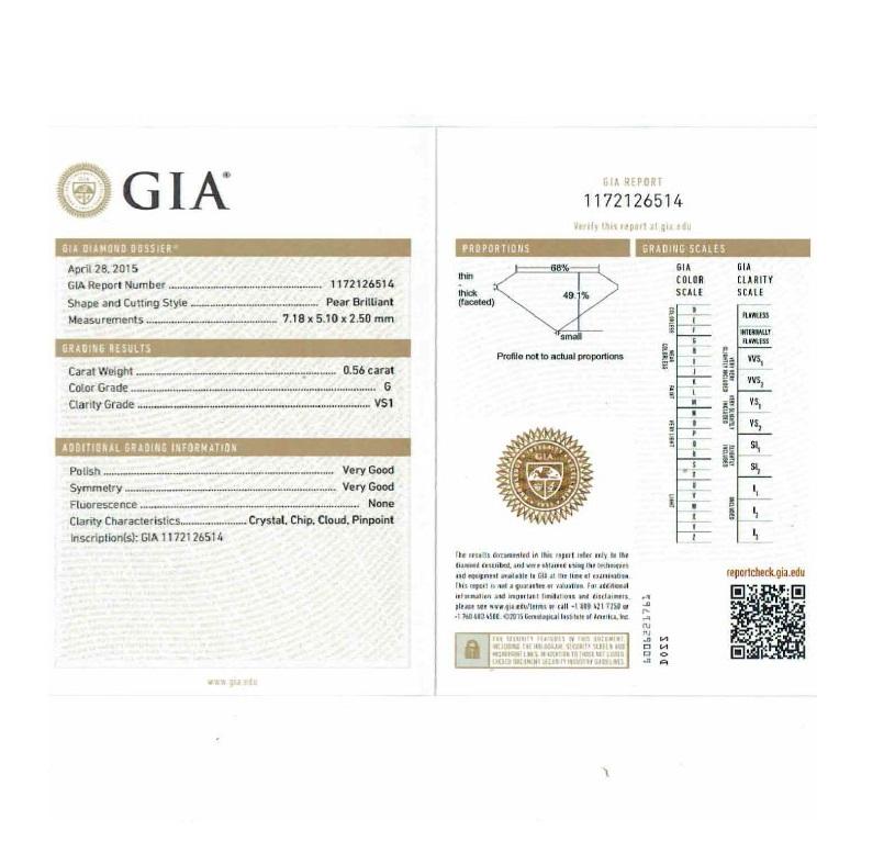 Contemporary 1.95ct Diamond Drop Earrings Bon état - En vente à London, GB