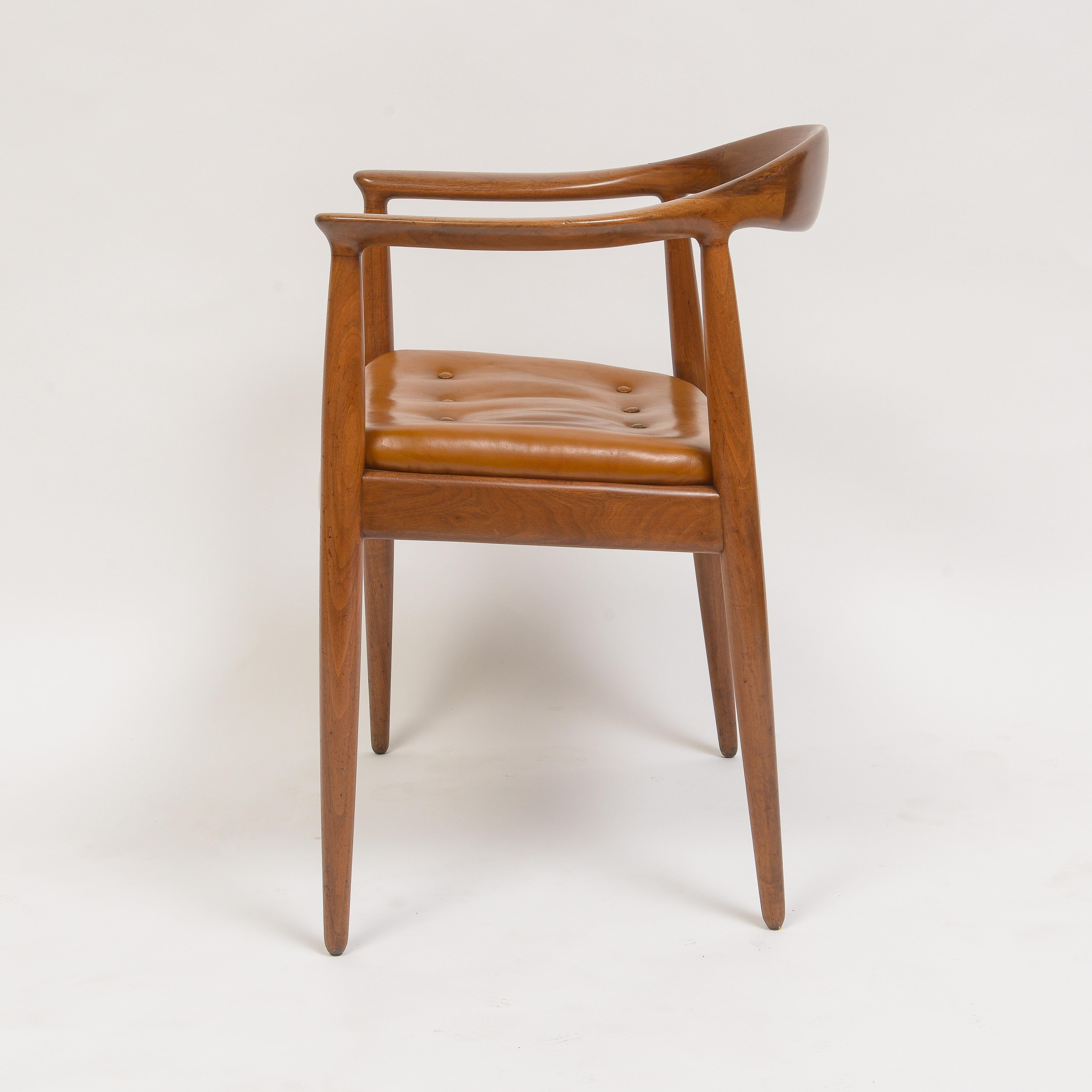 Mid-Century Modern Contemporary 1960s Style Danish Modern Armchair For Sale