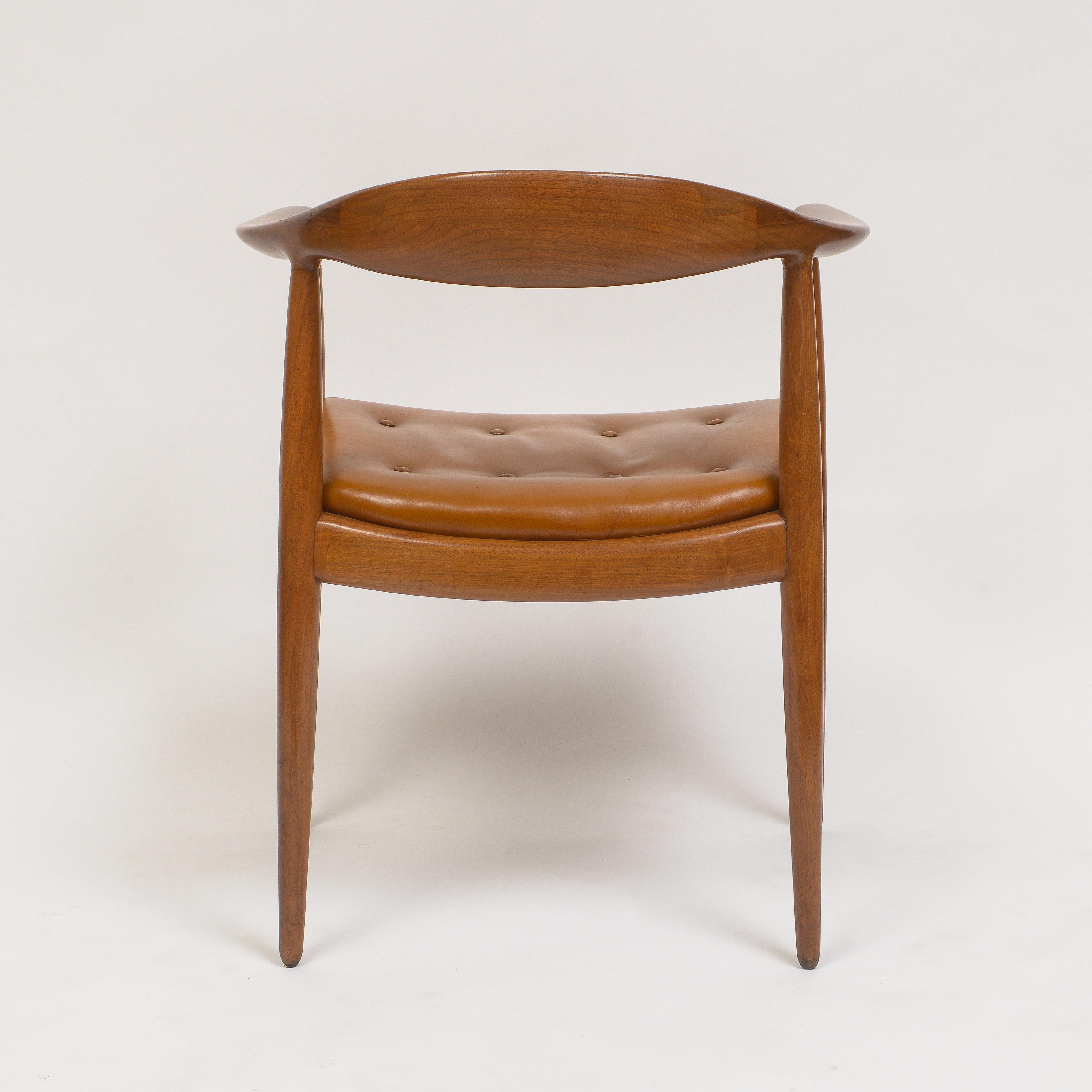 Contemporary 1960s Style Danish Modern Armchair In Good Condition For Sale In Brooklyn, NY