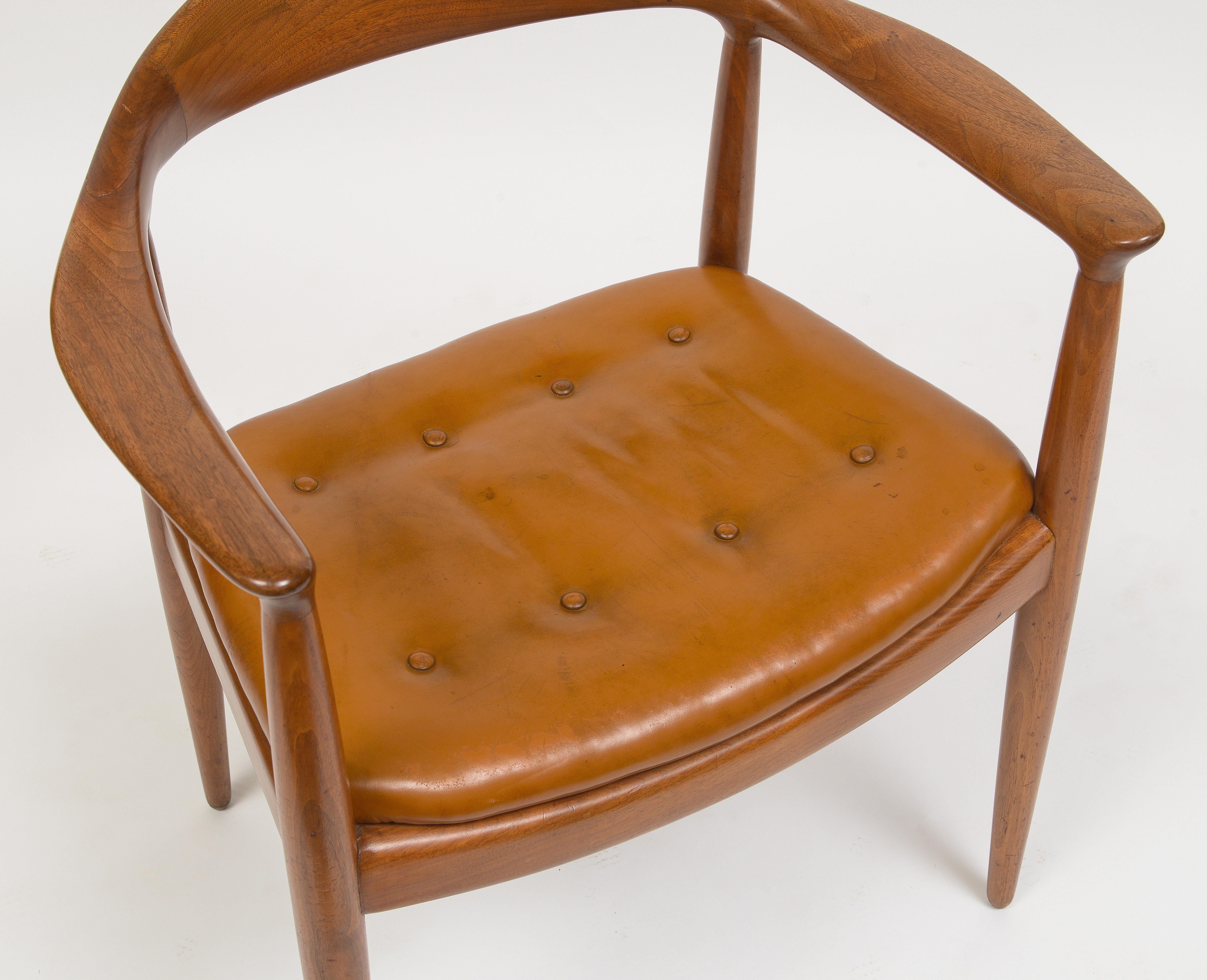 Contemporary 1960s Style Danish Modern Armchair For Sale 1