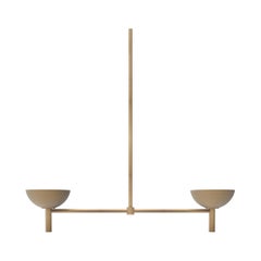 Contemporary 200 Pendant in Brushed Brass by Orphan Work