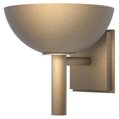 Contemporary Prato Sconce 200 in Brushed Brass by Orphan Work