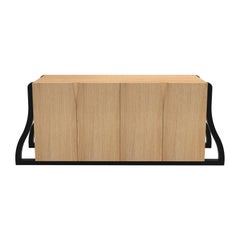 Contemporary Pucci Storage 200 in Oak and Black by Orphan Work