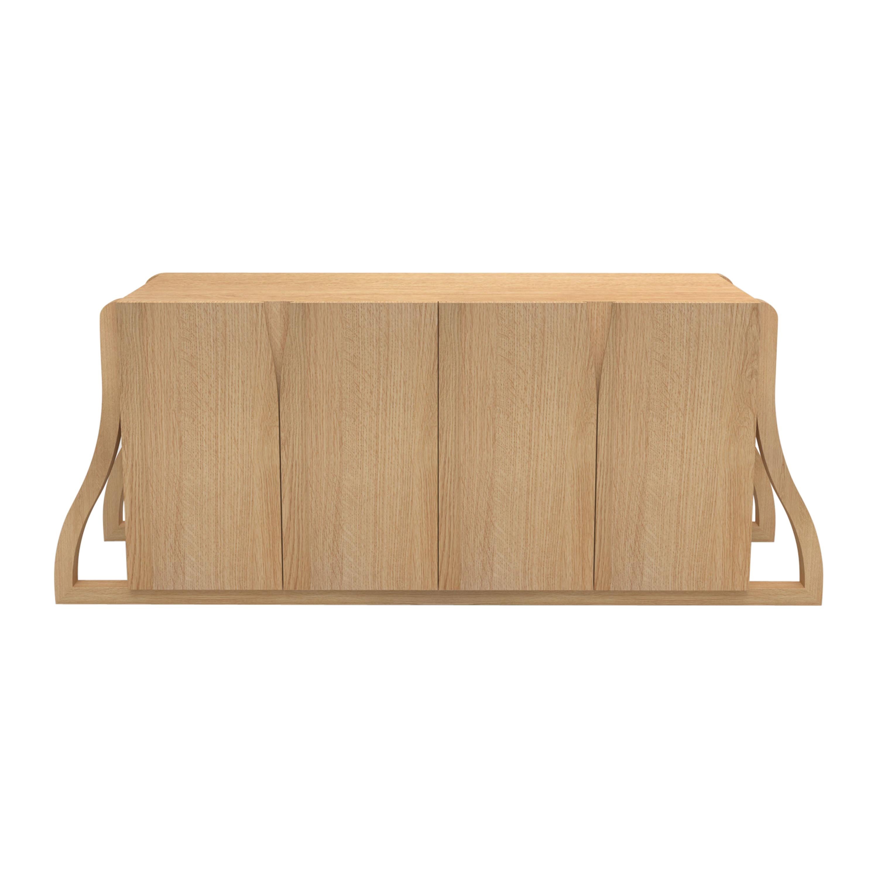 Contemporary Pucci Storage 200 in Oak by Orphan Work For Sale