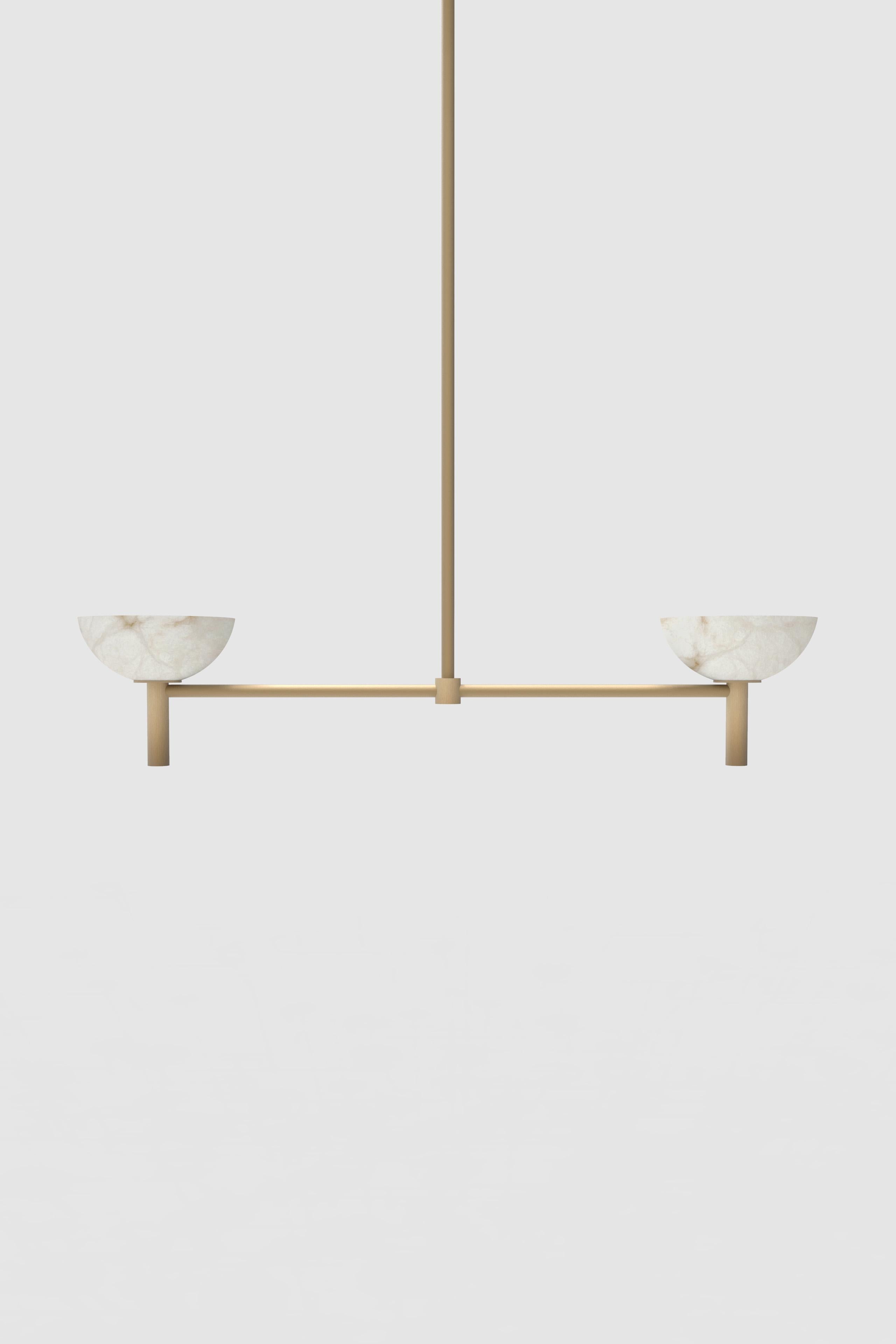 Orphan Work 200A Pendant BB
Shown in alabaster with brushed brass
Available in brushed brass and blackened brass
Measures: 42