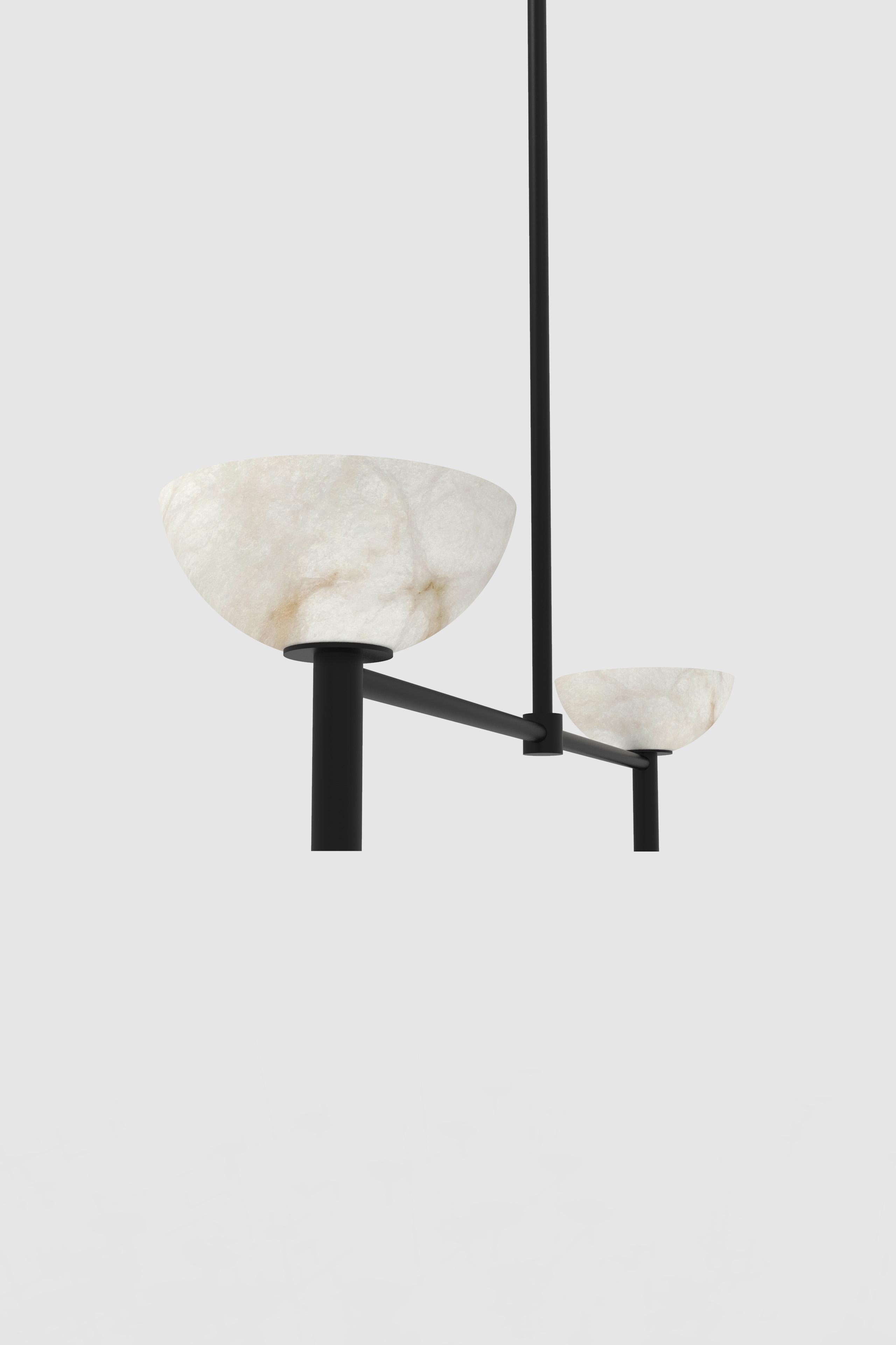Post-Modern Contemporary Prato Pendant 200A in Alabaster by Orphan Work For Sale