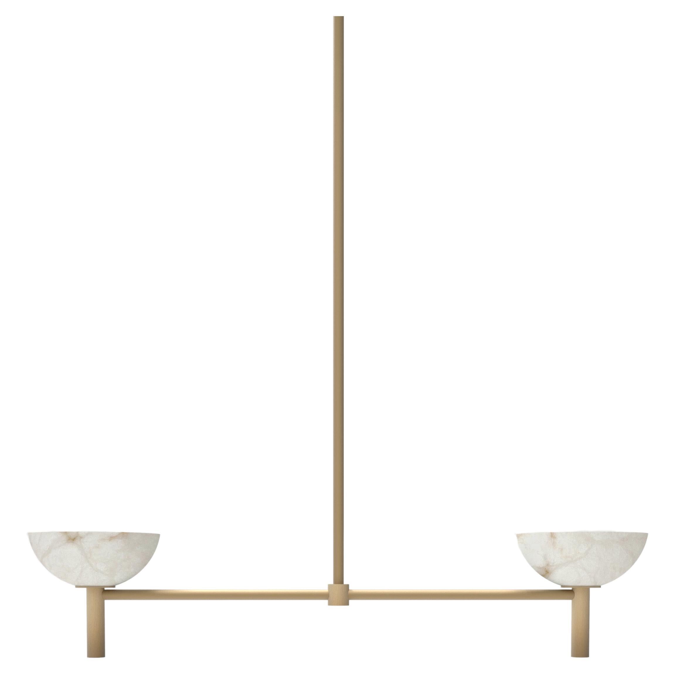 Contemporary Prato Pendant 200A in Alabaster by Orphan Work For Sale