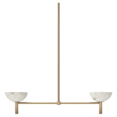 Contemporary Prato Pendant 200A in Alabaster by Orphan Work
