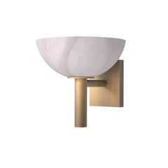 Contemporary 200A Sconce in Alabaster by Orphan Work