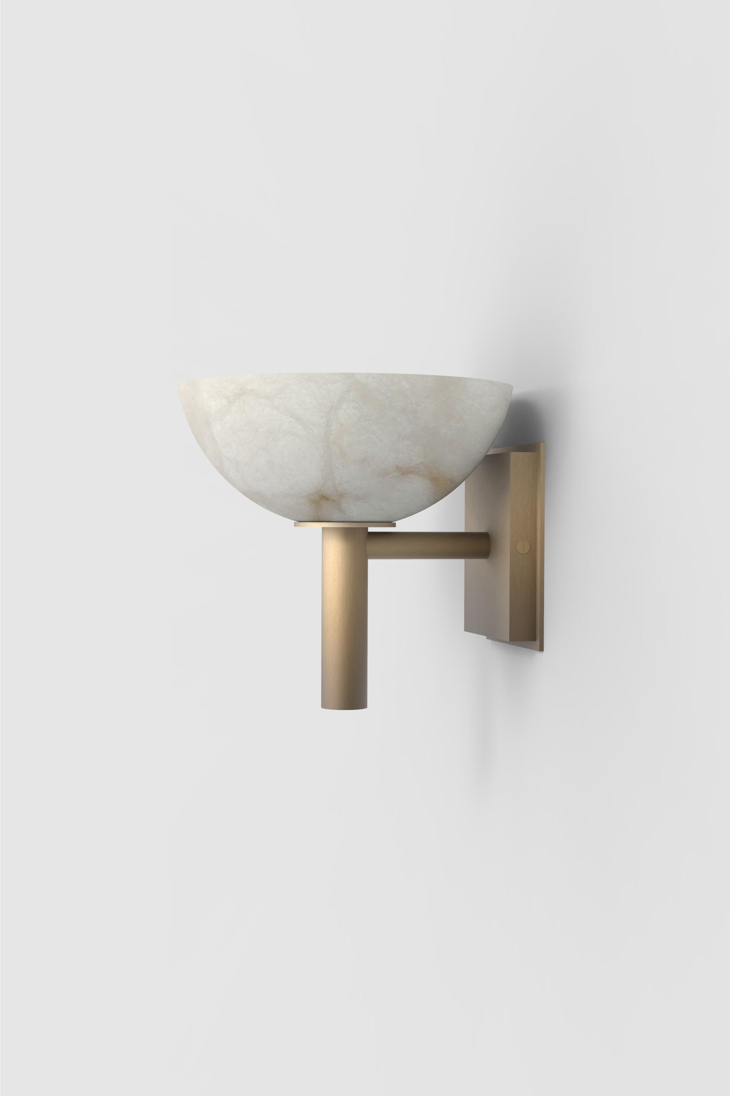 Italian Contemporary Prato Sconce 200A in Alabaster by Orphan Work For Sale