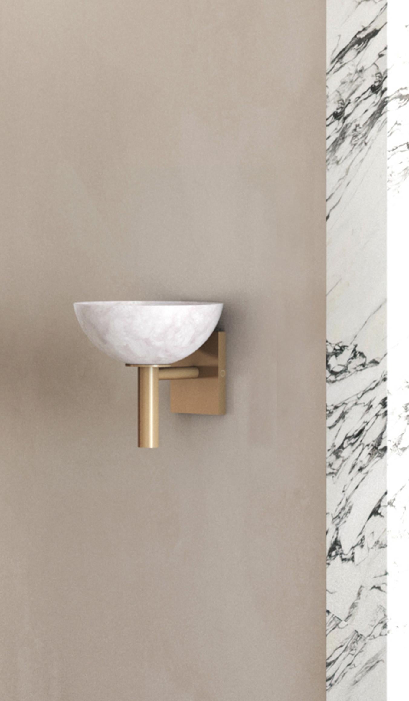 Contemporary Prato Sconce 200A in Alabaster by Orphan Work For Sale 3