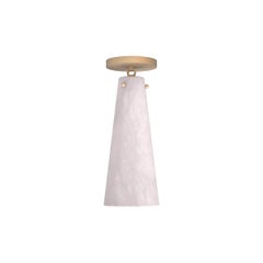 Contemporary 202A Flush Mount in Alabaster by Orphan Work, 2021