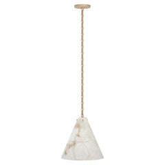 Contemporary Lucca Large Pendant 202A in Alabaster by Orphan Work