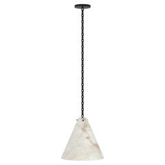 Contemporary Lucca Large Pendant 202A in Alabaster by Orphan Work
