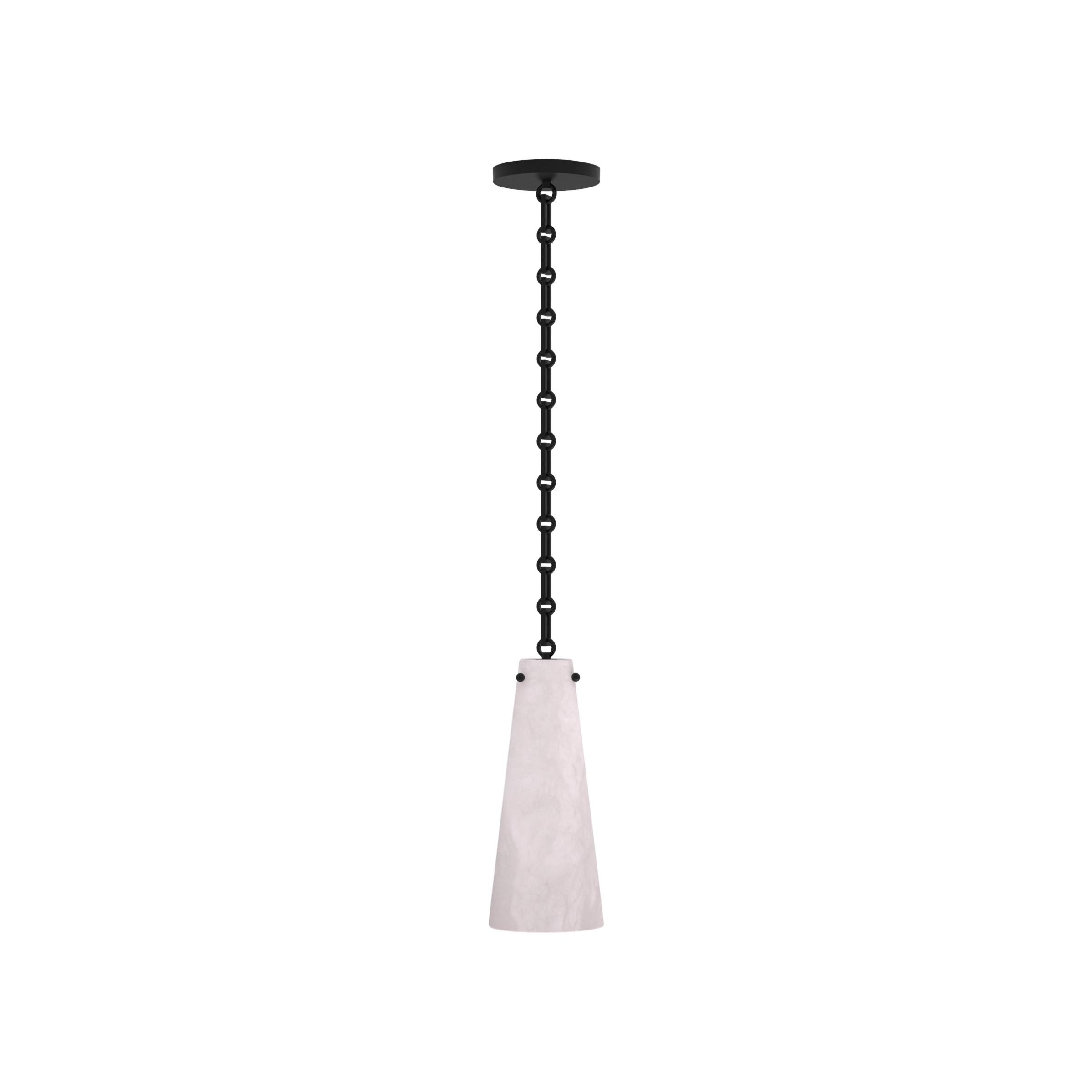 Contemporary 202A Pendant in Alabaster by Orphan Work, 2021