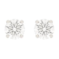 Contemporary 2.02ct Diamond Studs