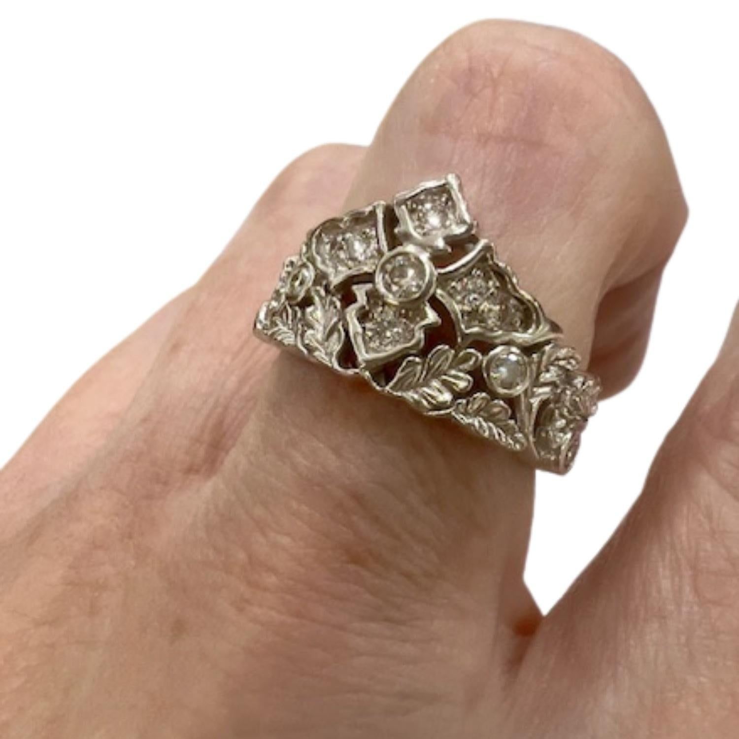 Contemporary 20th Century 2,70ct Diamanten 18k Gold Ring (Zeitgenössisch) im Angebot