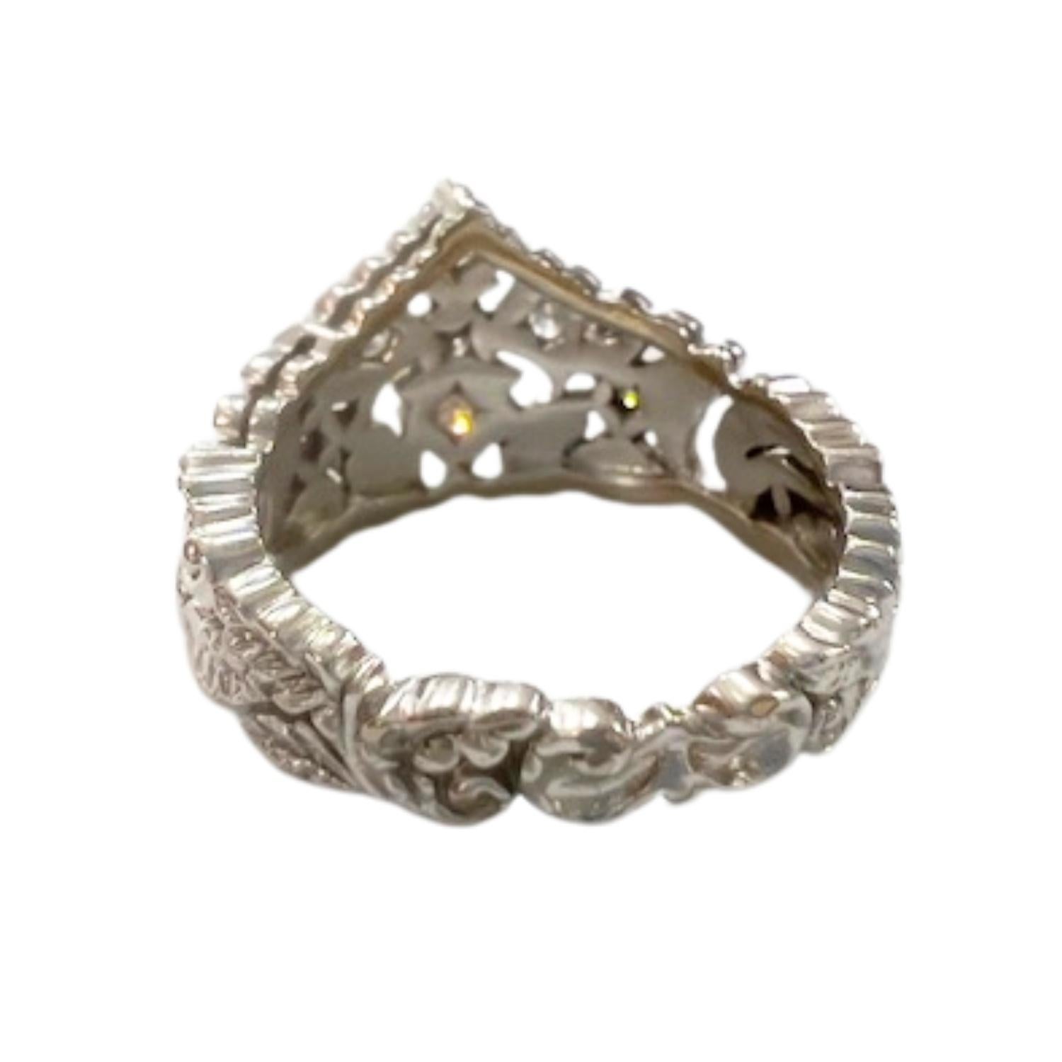 Contemporary 20th Century 2,70ct Diamanten 18k Gold Ring im Zustand „Gut“ im Angebot in MADRID, ES