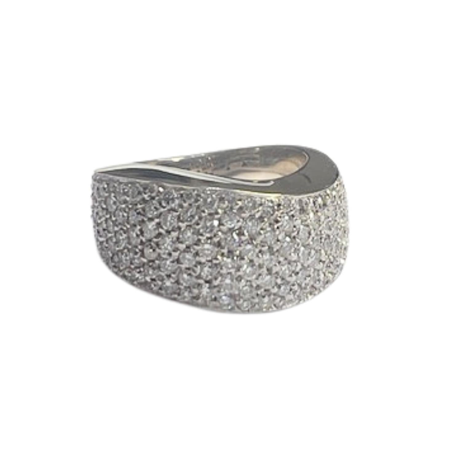 Anello in oro 18 carati con diamante del XX secolo contemporaneo in vendita 2