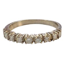 Contemporary 20th Century Ring with 0.36 ct Diamonds in 18k Gold