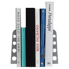 Accessoire de bibliothèque contemporain du 21e siècle, serre-livres sculptural fabriqué en Italie