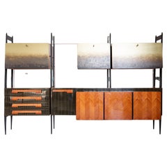 Contemporary 21st Century Fusion Cabinet by Spinzi, Handmade Metallic Finishes