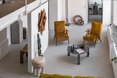 Zeitgenössischer Silos-Couchtisch des 21. Jahrhunderts von Spinzi, Industrie-Sammlerstück