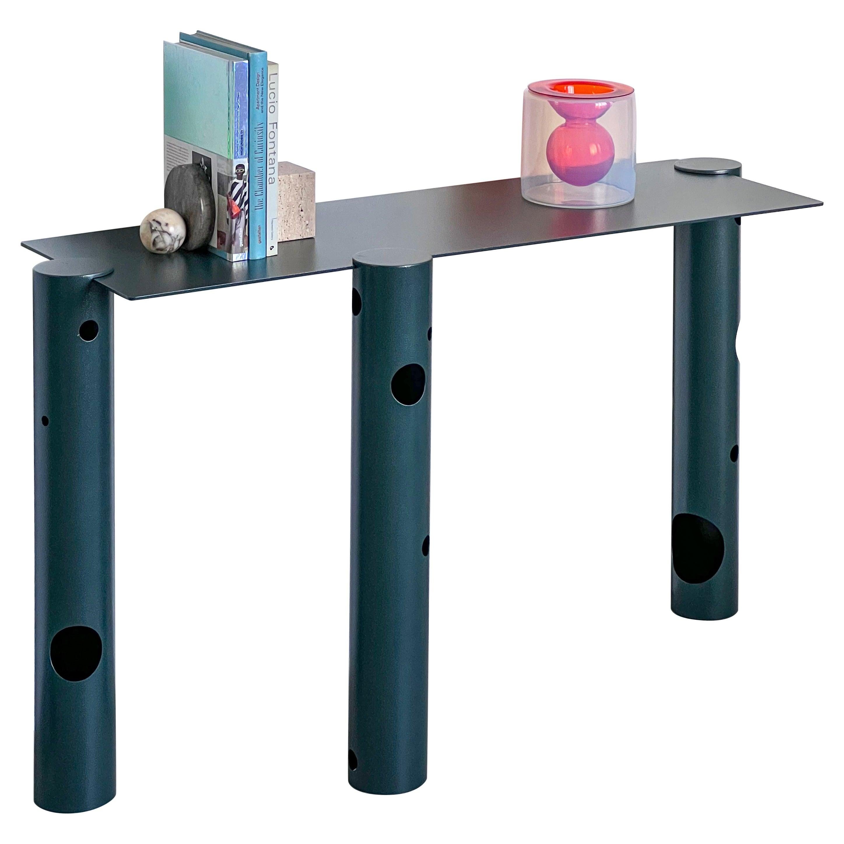 Contemporary 21st Century Silos Console by Spinzi Made in Italy Industrial Table For Sale