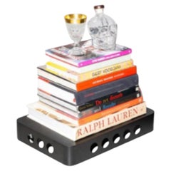 Contemporary 21st Century Spinzi Mec Bookboard Book Tray mit verdeckten Rädern