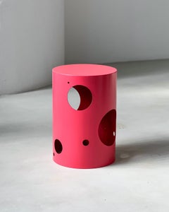 Contemporary 21st Century Spinzi Silös Side Table, Bright Rose