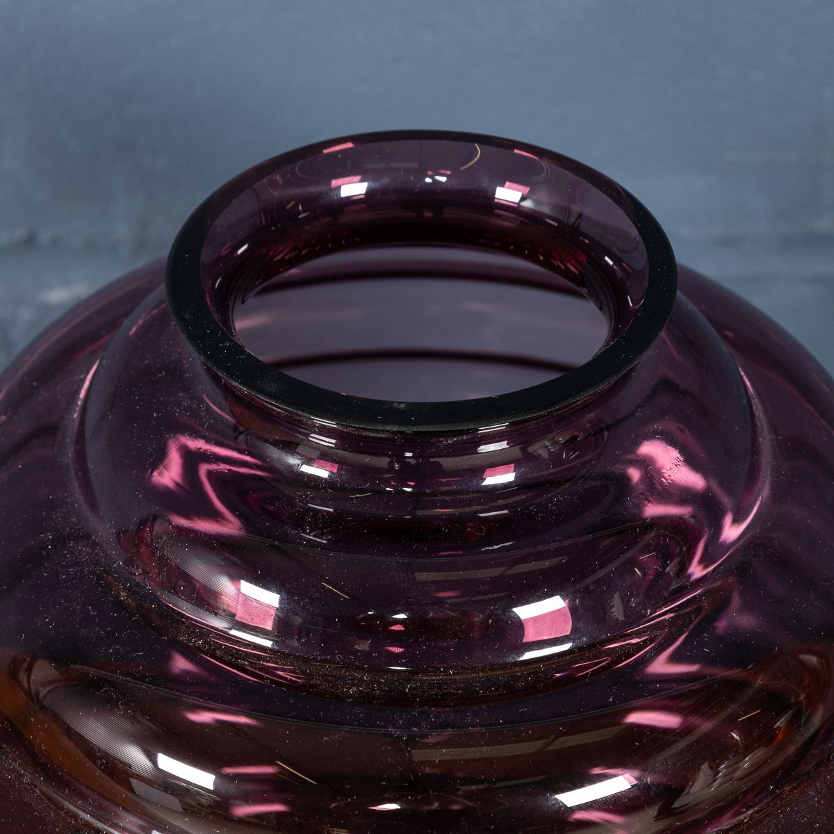 Zeitgenössische 21stC Murano Kunstglas Vase in 