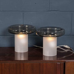 Contemporary 21stC Pair Of Murano Glass Table Lamps Of Recent Production, Italy