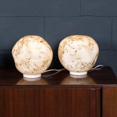 Contemporary 21stC Pair Of Murano Glass Table Lamps Of Recent Production, Italy