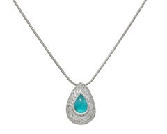 Contemporary 2.30 CTW Paraiba Tourmaline Diamond 18K Gold Pendant Necklace GIA