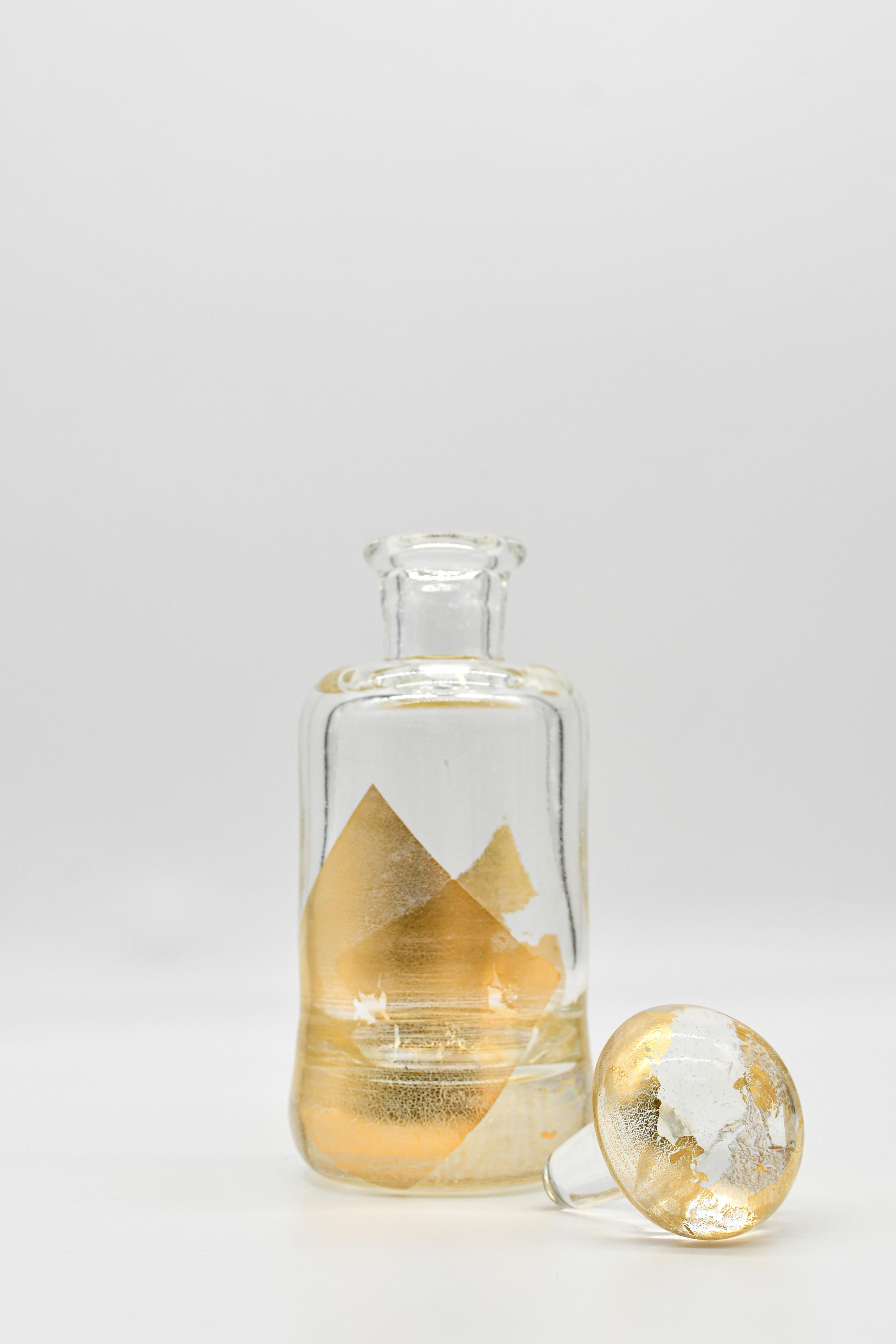 Swiss Contemporary 24K Whiskey Bottle by Laura Sattin