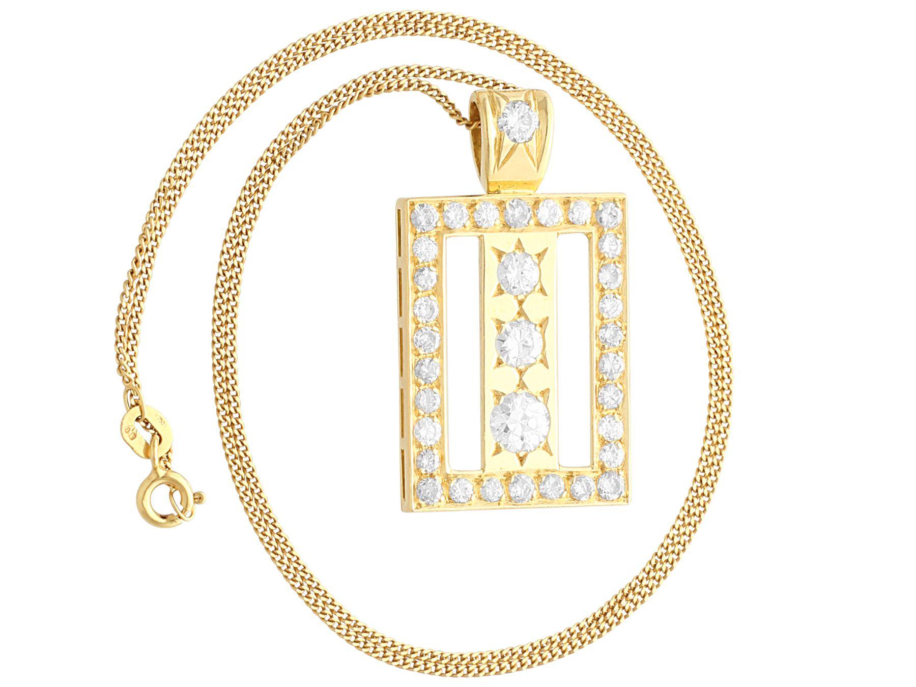 contemporary diamond pendants