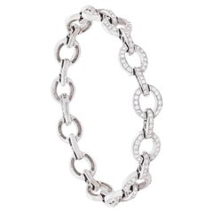 Contemporary 2.60 Carat Round Brilliant Diamond Bracelet