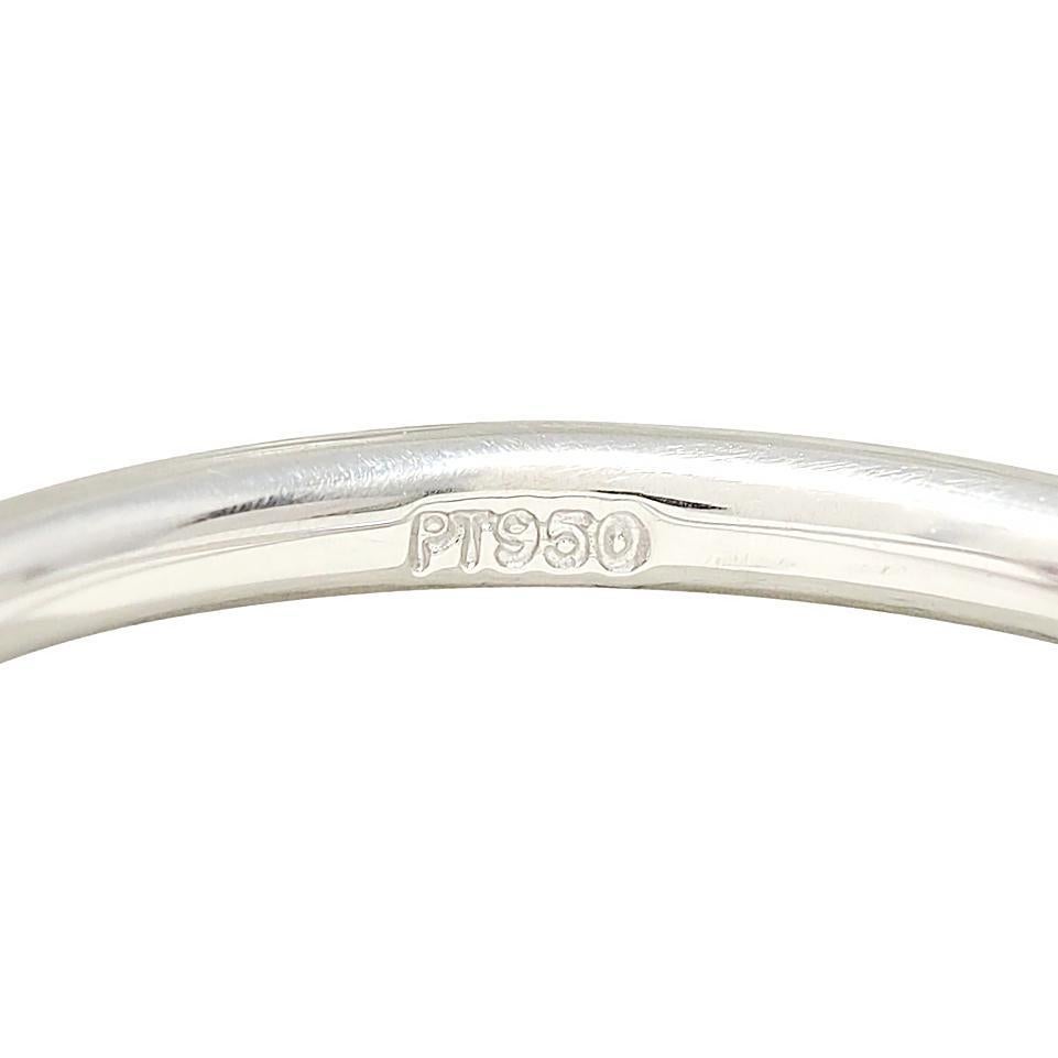 Anello aureolato in platino con diamante spinello da 2,85 CTW in vendita 1