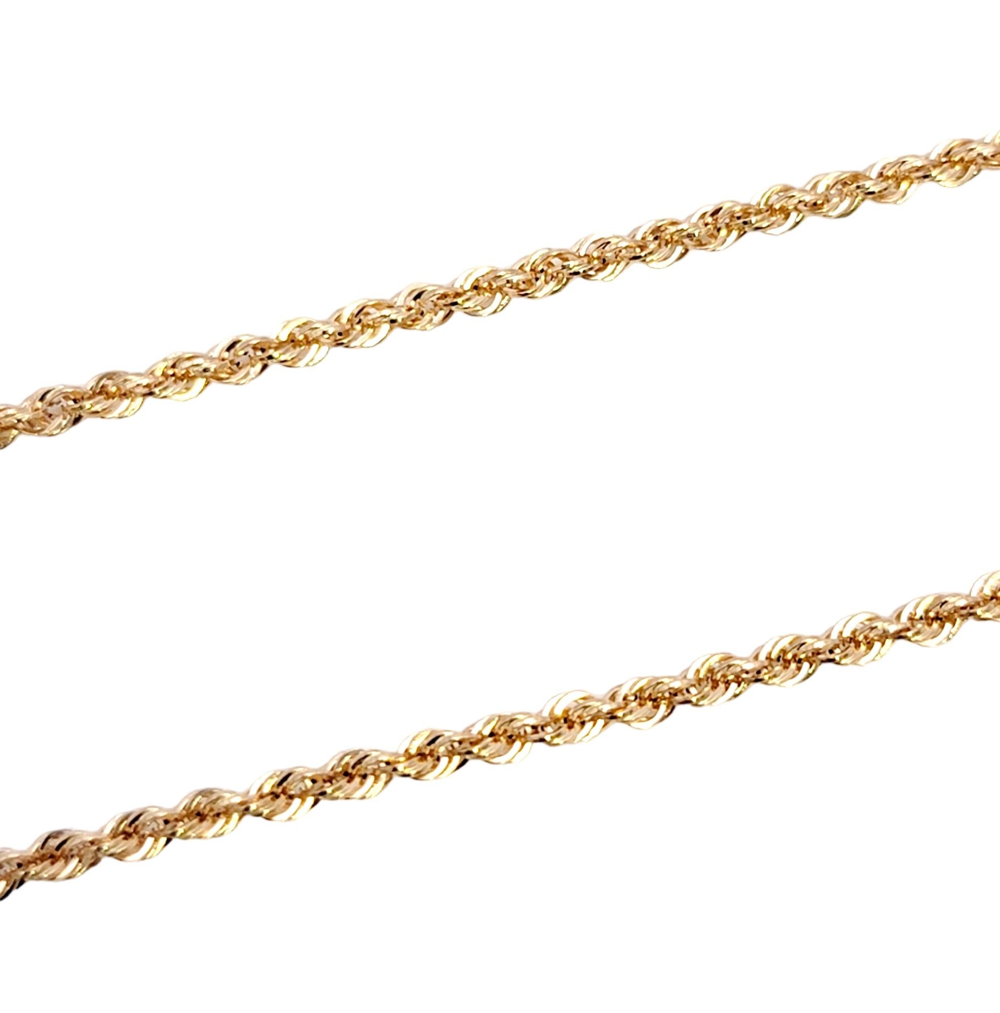 Collier pendentif contemporain en or rose 14 carats à 3 cercles de diamants pavés  en vente 2