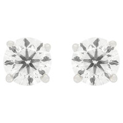 Contemporary 3.00ct Diamond Stud Earrings