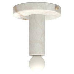 Contemporary Poppi Flush Mount 301A in Alabaster by Orphan Work