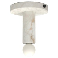 Contemporary Poppi Flush Mount 301A in Alabaster by Orphan Work