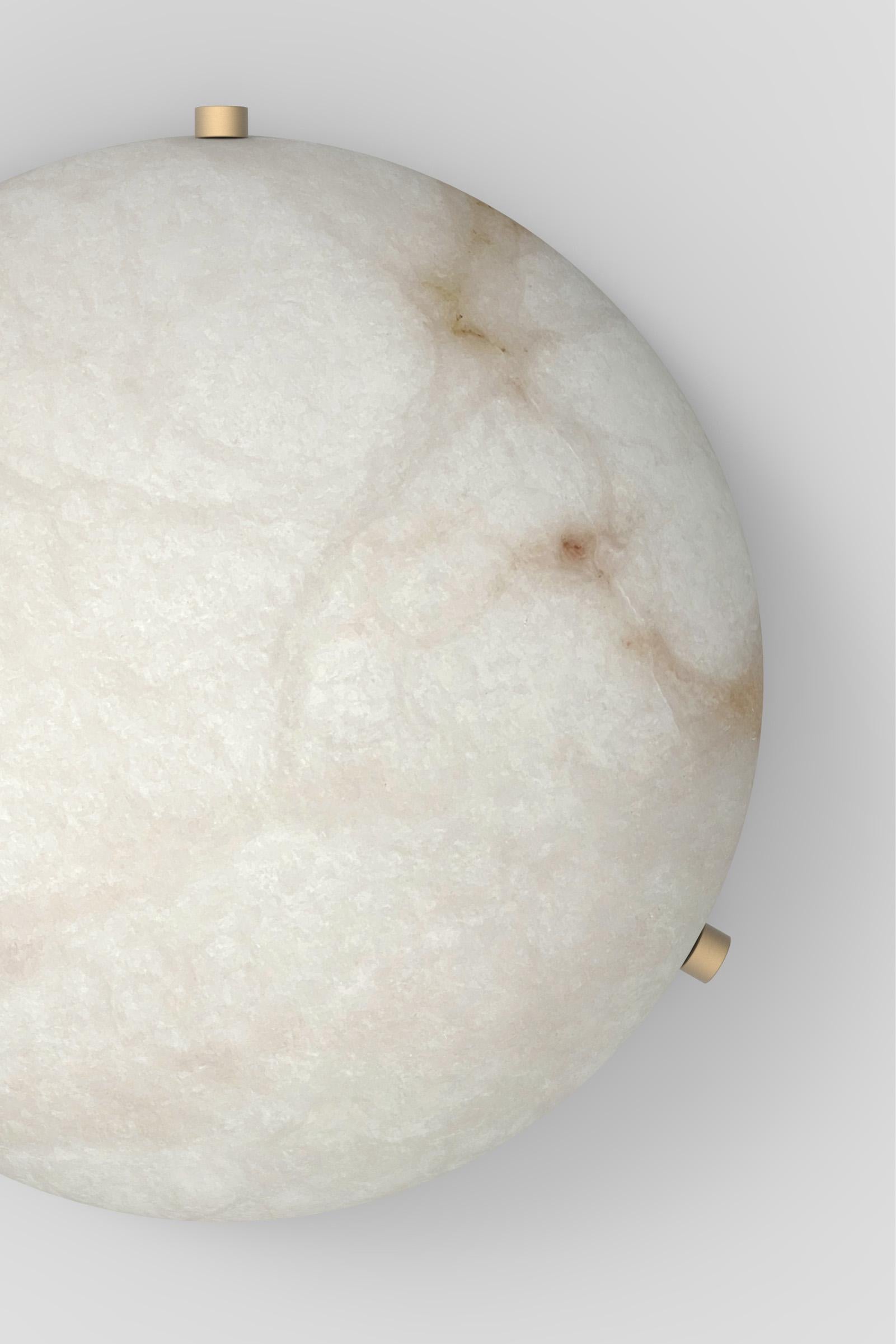 Contemporary Porta Sconce 301A in Alabaster by Orphan Work In New Condition For Sale In Los Angeles, CA